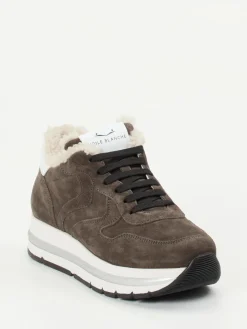 – Sneaker aus Veloursleder schlamm*Voile Blanche Hot