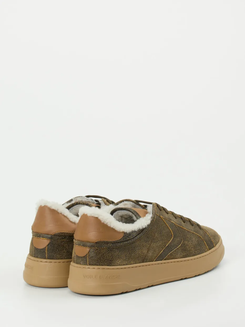 Herren Voile Blanche – Sneaker aus Veloursleder oliv