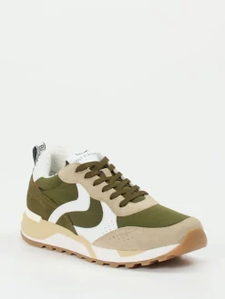 Herren Voile Blanche – Sneaker aus Veloursleder und Nylon oliv