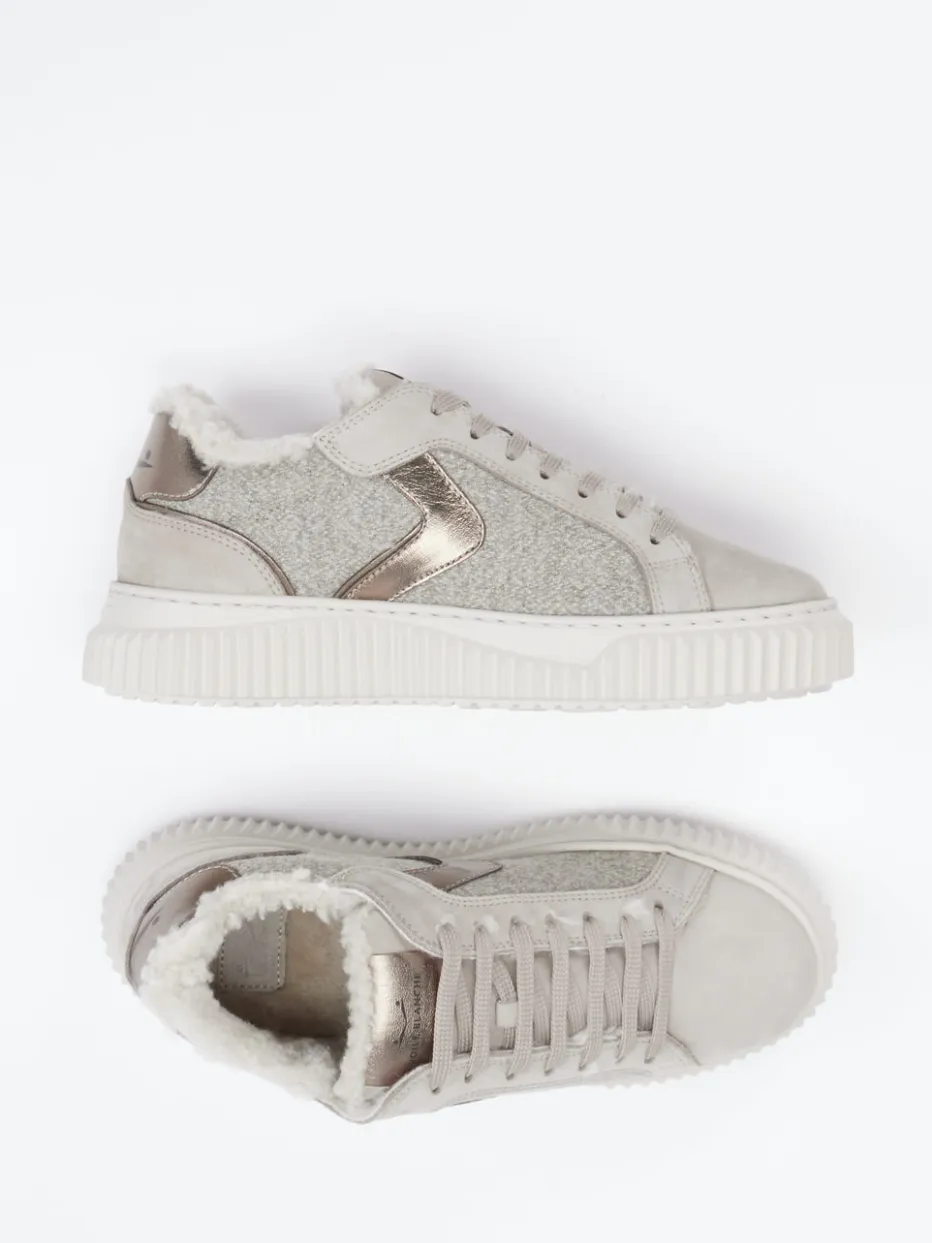 Damen Voile Blanche – Sneaker aus Veloursleder in