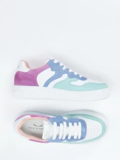 – Sneaker aus Veloursleder in Pastell*Voile Blanche Online