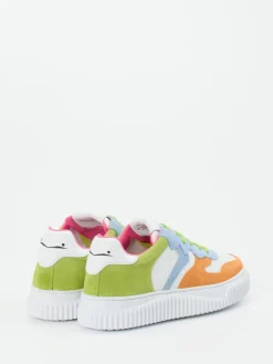 Damen Voile Blanche – Sneaker aus Velours- und Glattleder color