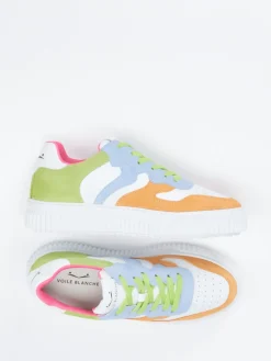 Damen Voile Blanche – Sneaker aus Velours- und Glattleder color