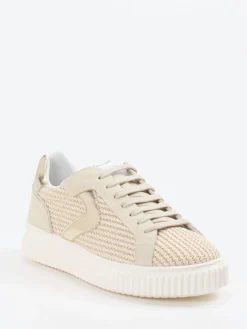 Damen Voile Blanche – Sneaker aus Textil und Veloursleder
