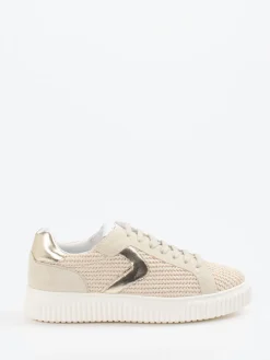 Damen Voile Blanche – Sneaker aus Textil und Veloursleder