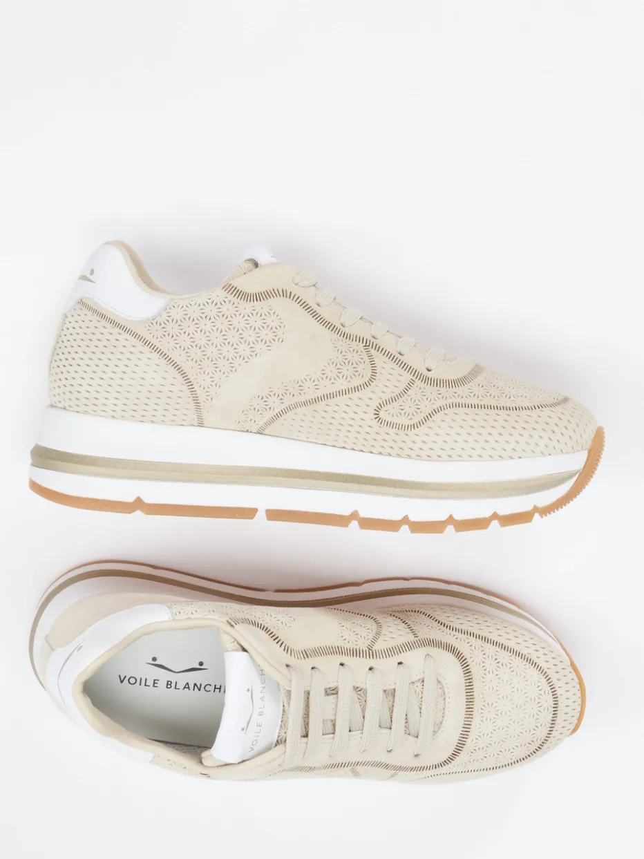 – Sneaker aus Veloursleder*Voile Blanche Sale