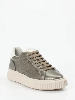 Damen Voile Blanche – Sneaker aus Metallicleder