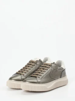 Damen Voile Blanche – Sneaker aus Metallicleder