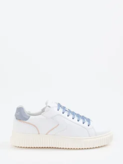 – Sneaker aus Lammleder in*Voile Blanche Discount