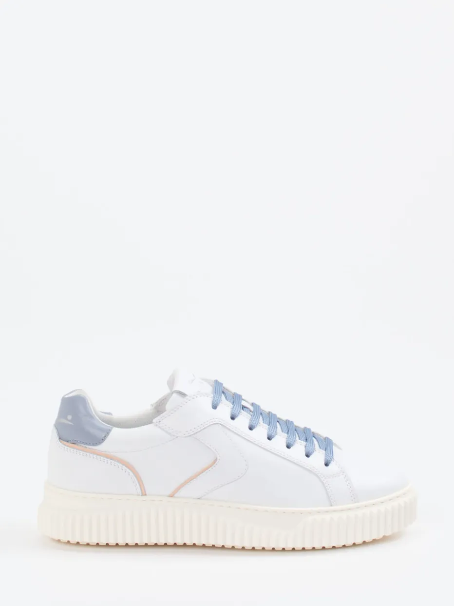 – Sneaker aus Lammleder in*Voile Blanche Discount