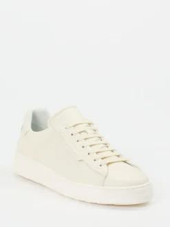 – Sneaker aus Kalbleder Creme*Voile Blanche
