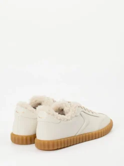 Damen Voile Blanche – Sneaker aus Kalbleder cremeweiß