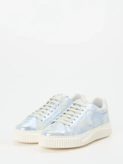 – Sneaker aus Metallicleder hell*Voile Blanche Clearance