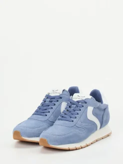 – Sneaker aus Veloursleder Pastell*Voile Blanche Hot