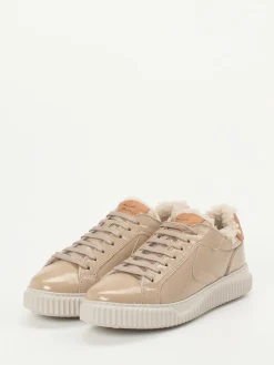 – Sneaker aus Lackleder in Beige*Voile Blanche Outlet