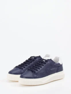 – Sneaker aus Lammleder in Navy*Voile Blanche Discount