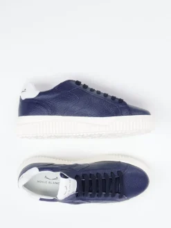 – Sneaker aus Lammleder in Navy*Voile Blanche Discount