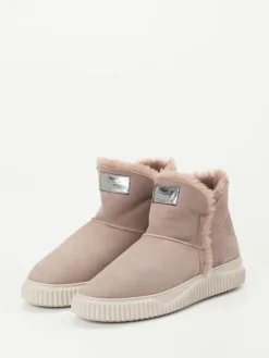 – Stiefeletten aus Veloursleder altrosa*Voile Blanche Discount