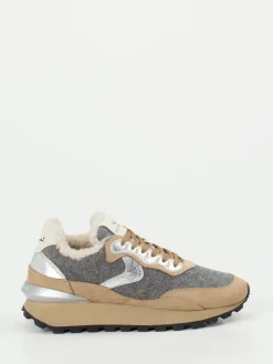 – Winter-Sneaker aus Nubukleder*Voile Blanche New