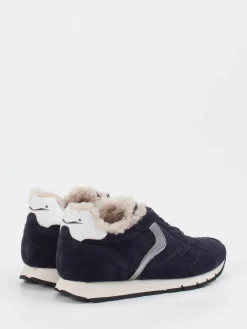 Damen Voile Blanche – Winter-Sneaker aus Veloursleder Dunkel