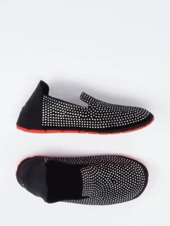 Damen Wai – Slip-On Sneaker aus Textil mit Strassbesatz