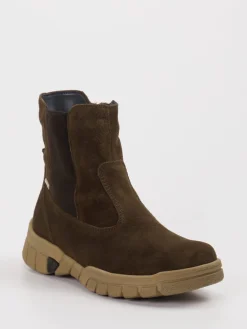 – Chelsea Boots aus Veloursleder oliv*Waldläufer Hot