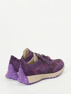 – Freizeitsneaker aus Veloursleder violett*Waldläufer Outlet