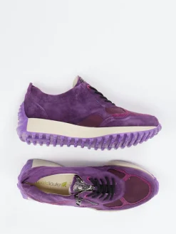 – Freizeitsneaker aus Veloursleder violett*Waldläufer Outlet