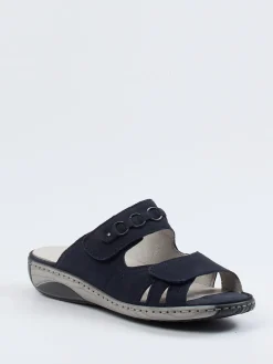 Damen Waldläufer – Komfort-Pantolette aus Nubukleder