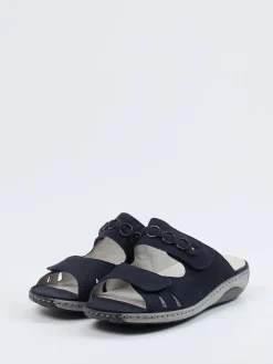 Damen Waldläufer – Komfort-Pantolette aus Nubukleder