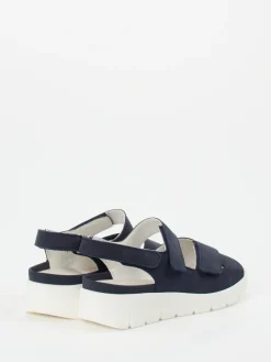 Damen Waldläufer – Komfortsandale aus Nubukleder Dunkel