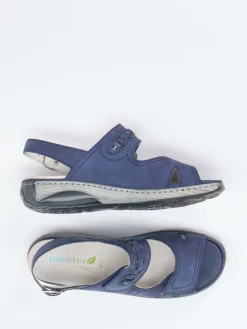 – Komfortsandale aus Nubukleder Dunkel*Waldläufer Outlet