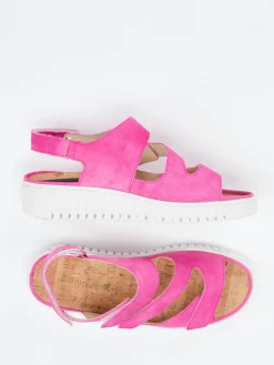 Damen Waldläufer – Komfortsandale aus Veloursleder