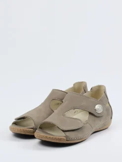 – Komfortsandale aus Nubukleder Taupe*Waldläufer Best