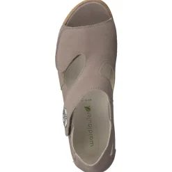 – Komfortsandale aus Nubukleder Taupe*Waldläufer Best