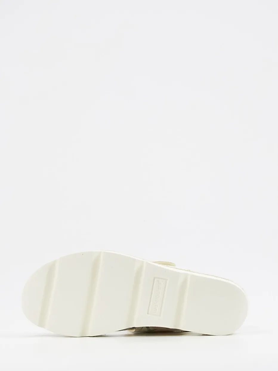 Damen Waldläufer – Komfort-Sandalen aus Leder mit Jutebesatz