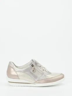 Damen Waldläufer – Komfort-Sneaker aus Metallicleder