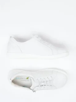 – Komfort-Sneaker aus Kalbleder Offwhite*Waldläufer Clearance
