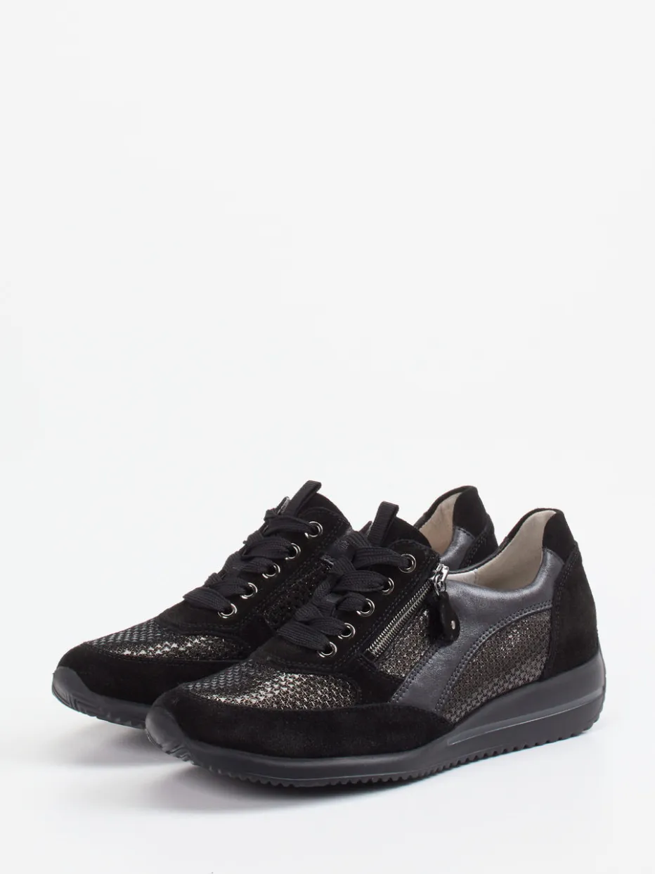 – Komfort-Sneaker aus Veloursleder*Waldläufer New