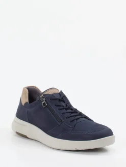 – Komfort-Sneaker aus Nubukleder Dunkel*Waldläufer Discount