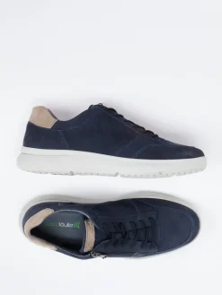 – Komfort-Sneaker aus Nubukleder Dunkel*Waldläufer Discount