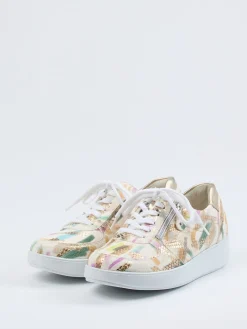 – Komfort-Sneaker aus geprägtem Leder color*Waldläufer