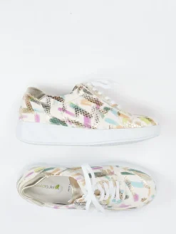 – Komfort-Sneaker aus geprägtem Leder color*Waldläufer