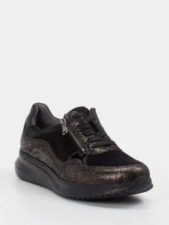 Damen Waldläufer – Komfort-Sneaker aus Veloursleder