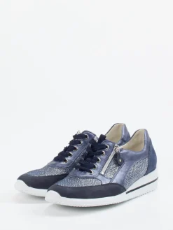 Damen Waldläufer – Komfort-Sneaker aus geprägtem Leder