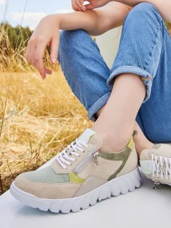 Damen Waldläufer – Komfort-Sneaker aus Veloursleder