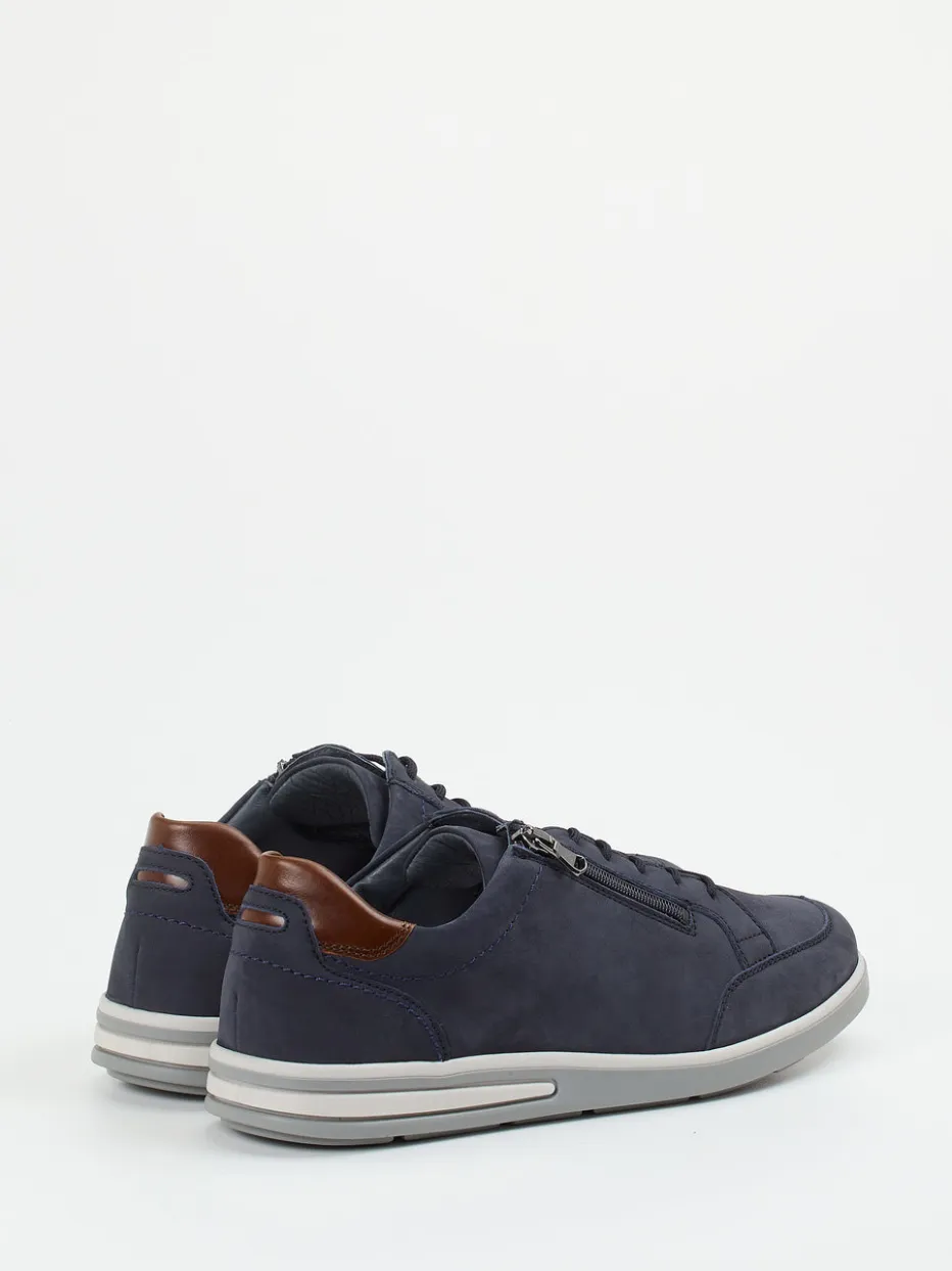 – Komfort-Sneaker aus Nubukleder Nacht*Waldläufer