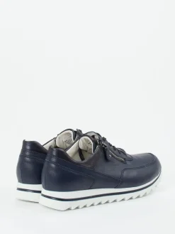 Damen Waldläufer – Komfort-Sneaker aus Kalbleder Dunkel