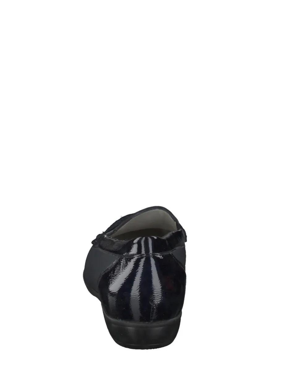 Damen Waldläufer – Loafer aus Kalbleder in Dunkel