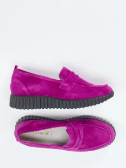 – Loafer aus Veloursleder in*Waldläufer Hot